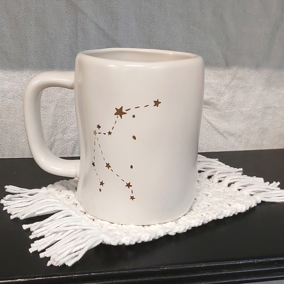Rae Dunn Aquarius Mug and Handmade Mug Rug - Picture 2 of 7